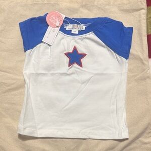 Baileys Blossoms Roxana Color Block Star Tank - Size 2T